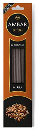 Hansel home Incienso Mirra 20 Varillas, Mayor duración 60 Minutos por Varilla