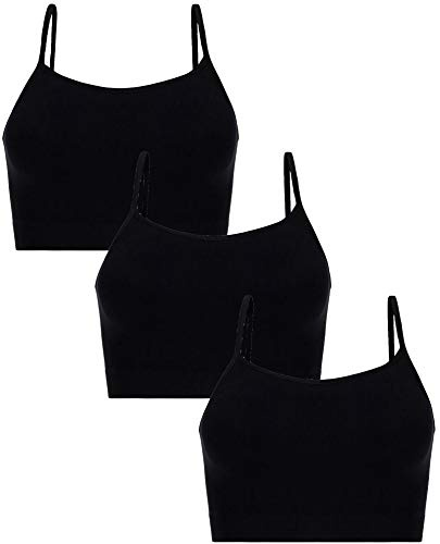 UnsichtBra BH-set med 3 för kvinnor, bygellös, sömlös, magtopp, bralette, komfortbh, sport-bh för kvinnor, väst, topp