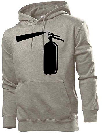 Brandsläckare män huvtröja – shirt84.de