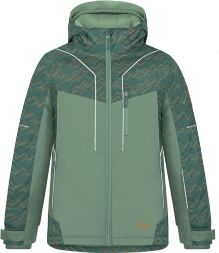 normani Kinder Winterjacke wasserdichte Skijacke mit Abnehmbarer Kapuze Thermojacke Funktionsjacke für Junge und Mädchen