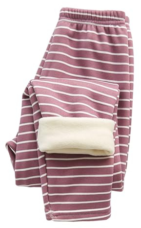 2024 Kinder Thermohose Gefütterte Winterhose Jogginghose thermoleggings Elastische Taille Thermo Hose Leggings Sporthose Kuschel Warme Winter Bequem Softshell Hosen für Jungen und Mädchen 1-9 Jahre