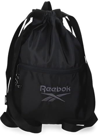 Reebok Dena Mochila Saco, Negro, 35x46 cms