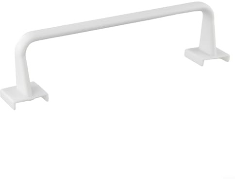 Gdfnmogo Portasciugamani multiuso, asta per asciugamani estensibile, da parete, per tutti i tipi di bagni, facile da installare (bianco)