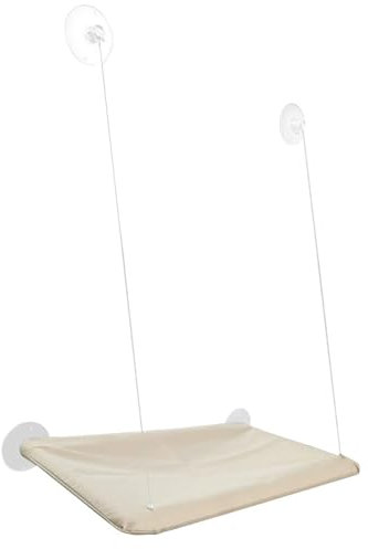 Cat Window Perch - Kitten Napping Windowsill Stand Perch - Cat Window Hammock Seat with Removable Mat for Sleeping