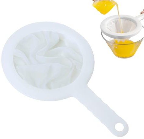 Colador De Malla - Fino De Nylon Colador De Separación, Alimentos De Nylon | Herramienta De Colador De Cocina Cómodo Para Agarrar La Leche De Soja La Leche De Arroz El Jugo El Vino La Miel Etc.