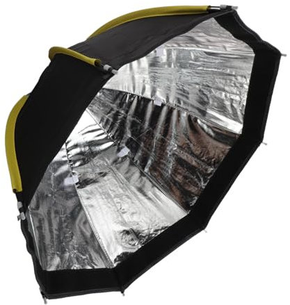 Fockety Softbox Ottagonale, da 19,7 Pollici da 50 Cm Pieghevole Softbox Portatile Softbox Pieghevole Rapido Piccolo Softbox con Griglia di Diffusori a 2 Strati Sacca per la Fotografia