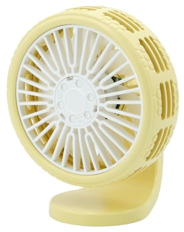 Ventilatore elettrico portatile USB per auto con supporto per console centrale, mini ventilatore con clip di ventilazione con 3 velocità, funzionamento silenzioso e controllo della luce ambientale a