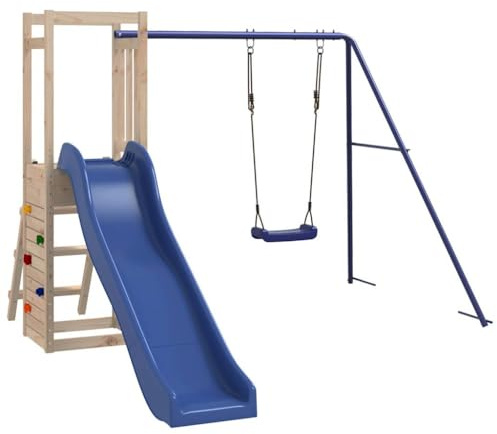 Generico Set da Gioco da Esterno in Legno Massello di Pino,Giochi e Giocattoli,Attrezzatura Gioco per Esterni,Set Altalena e Set di gioco-3155924