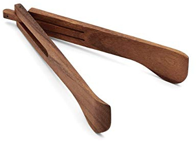 Ironwood Gourmet Spring Salad Tongs, 2.25 x 2.25 x 12 inches