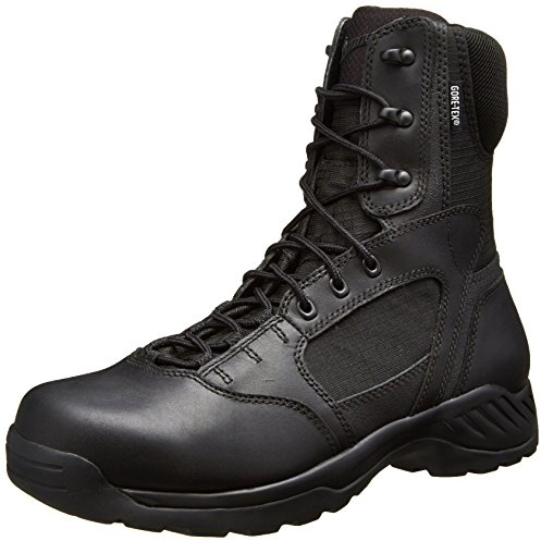 Danner Kinetic 8 Waterproof Tactical Boots for Men - Polishable Full-Grain Leather and Ripstop Nylon, Dual-Density Footbed & Slip-Resistant Outsole, Black - 10.5 EE