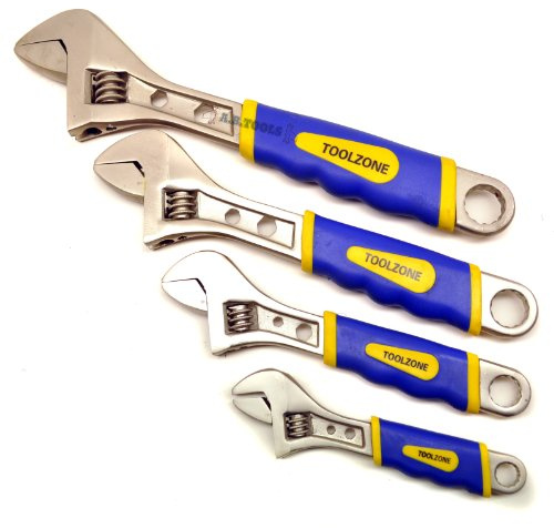 4 pc llave inglesa ajustable/fundas juego de llaves de 0-36mm