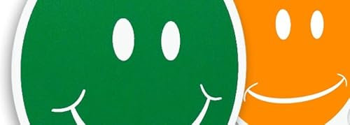 Cartello TORNO SUBITO/APERTO emoticon per negozio vetrina studio laboratorio officina