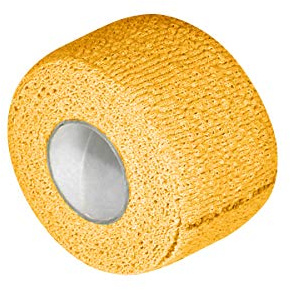 Sportstape Yellow Pro Grip Gauze Ice Hockey Stick Handle Tape 38mm x 9.14m