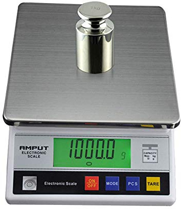 Aohuada Zählwaage Präzisionswaage Hochpräzise Analysenwaage 0.1g Digitale Elektronische Industrielle Intelligente Wissenschaftliche Laborwaage mit Zähl Tarafunktion Waage Feinwaage Goldwaage 7500g