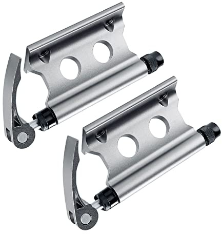Fahrradgabelhalterung, 2 Stück, Mountainbike-Vorderradhalter, Schnellentriegelung, Rennrad-Block, Gabelhalterung, Aluminiumlegierung, Fahrradgabelhalterung für Outdoor-Reisen, Transport