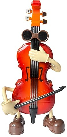 Fayemint Kreative Spieluhr, Dekoration Violine Spieluhr, Uhrwerk Spieluhr Geschenk, für Dekoration von Büro, Geburtstag, Feiertagsgeschenk