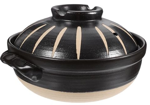 HEMOTON 1 Pc Casseruola Pentola in Ceramica Cuociriso in Argilla P_b09qmc869h Pentola Shabu Con Coperchio Pentola Per Zuppa Pentola Da Cucina Bambino Stile Cinese Ciotola Di Uova Al Vapore