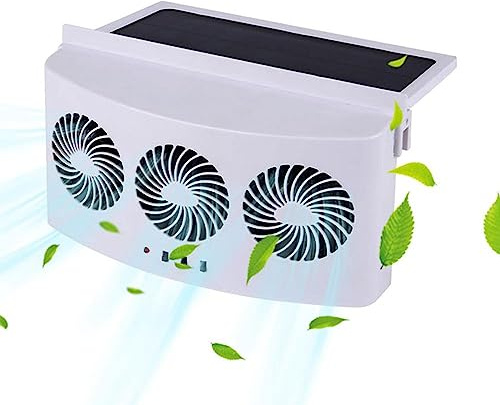 Durable Solar Car Exhaust Fan Energy-saving Embedded Cooling System Efficient Solar Powered Car Ventilator Auto Air Vent