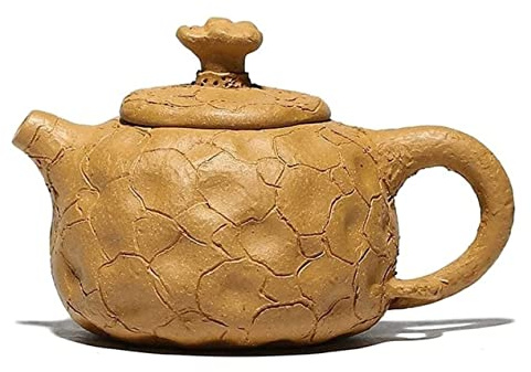 Tetera Marroqui Tetera De Barro De 3,3 Oz/100ml, Tetera Retro Hecha A Mano, Tetera De Barro De Mineral Crudo, Tetera Pequeña Para El Hogar Tetera Turca (Color : A, Size : 9.8 * 5.8cm)