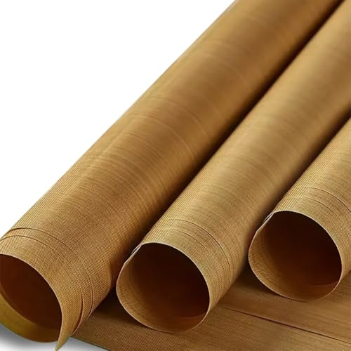 Lot de 3 feuilles de téflon pour transfert de presse à chaud, PTFE antiadhésif, résistant à la chaleur, papier de cuisson réutilisable (3 paquets de 40,6 x 50,8 cm)