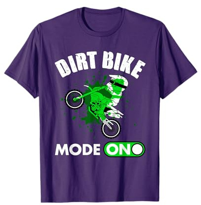 Dirt Bike Art For Boys Kids Men Motor Bike Dirtbike Racing T-Shirt