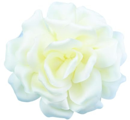 LOVIVER Blumenbrosche, Ansteckblume, große Rosenblumenbroschen für Frauen, Elegante handgefertigte Rosenbrosche, Boutonniere für Anzug, Beige