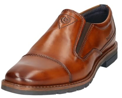 bugatti Zapatos de negocios para hombre, con cordones, Cognac 6300, 43 EU Ancho