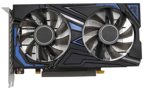 Yanmis Grafikkarte EVGA 4 GB GDDR5 128 Bit mit Verstärktem PCB-Material, Doppelten Leisen Lüftern, 8000 MHz Speichertakt