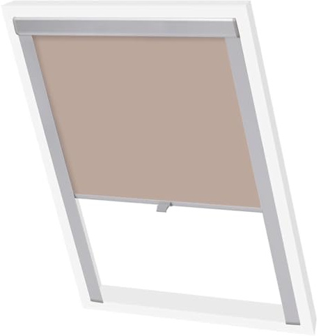 Myheimly Verdunkelungsrollo Verdunkelung Dachrollo Dachfensterrollo Dachfenster verdunkelungsrollo Beige,mk08