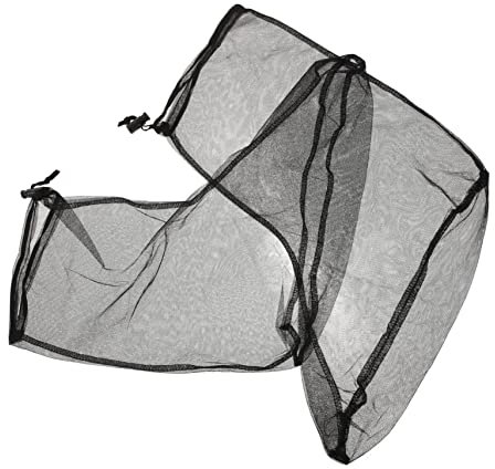 Toyvian Chaussettes de Protection en Maille, Respirantes et Souples, pour Camping et Extérieur, Noir