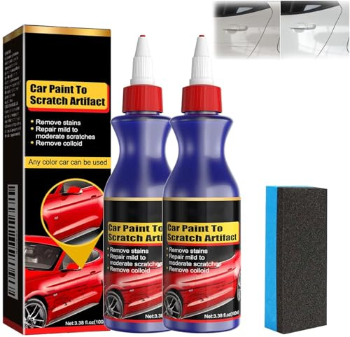 KRATZERPROFI Auto Kratzerentferner & Reparaturset (2025), 2x 100ml für Fahrzeuge – Autolack Kratzerentfernung, Scratch Remover