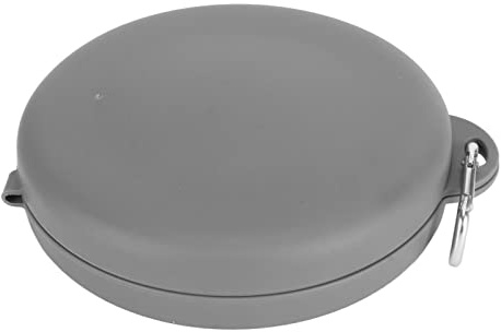 AKLOSIPY Gamelles Pliables pour Chien – Bol Extensible en Silicone de qualité Alimentaire 2 en 1 avec Boucle de Randonnée pour Voyage
