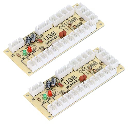 KIMISS A de Game Controller Codificador USB - Botón USB A Joystick con Retardo Cero para Proyectos Retro de PC, MAME, Fácil Construcción de Consola de Juegos DIY (#2)
