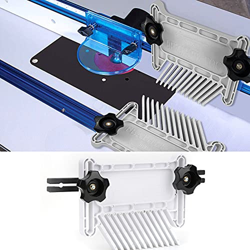 HUIOP Tavola in per la Lavorazione del Legno Tavola in Quadrata B con Accessori per Fresatrice Invertita (#1)