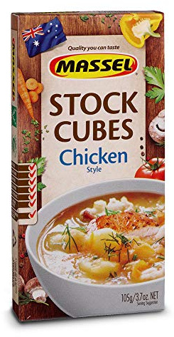 Massel, Brühwürfel - Glutenfrei, Hühnerbrühe - 105g, 4er Pack, Suppenbrühe