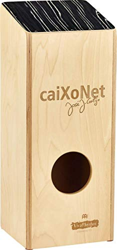 Meinl Percussion Caixonet Cajon, Natur (VR-CAIXN) | mit Snare, Schallloch vorne, 26,5 x 66,5 x 24 cm, Baltische Birke
