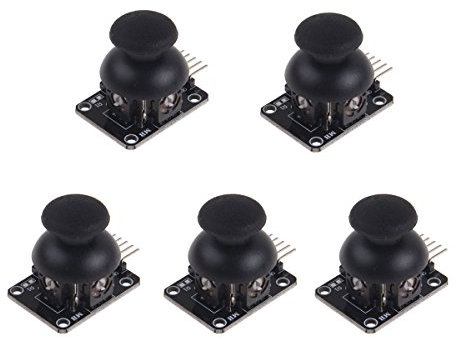 WINGONEER 5PCS PS2 Joystick Game Controller XY Dual-axis Joystick Breakout Module for Arduino