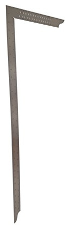 hedue Z283 Zimmermannswinkel ZN 800 mm mit Inch-Skalierung, 430 x 795 x 5 mm