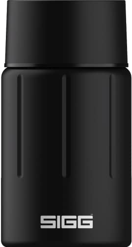 SIGG Gemstone Food Jar Obsidian (0.75 L), isolierter Essensbehälter für Büro, Schule und Outdoor, Thermobehälter aus hochwertigem 18/8 Edelstahl