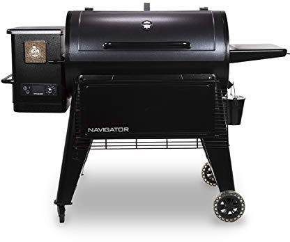 Pit Boss Navigator 1150 Pelletgrill, schwarz, Stahl, 162 x 94 x 119 cm, mit digitalem Display | mit digitalem Display