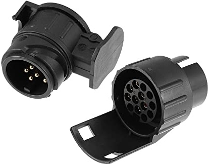X AUTOHAUX 1 Set 7 to 13 Pin Trailer Connector 13 Pin to 7 Pin Trailer Adapter