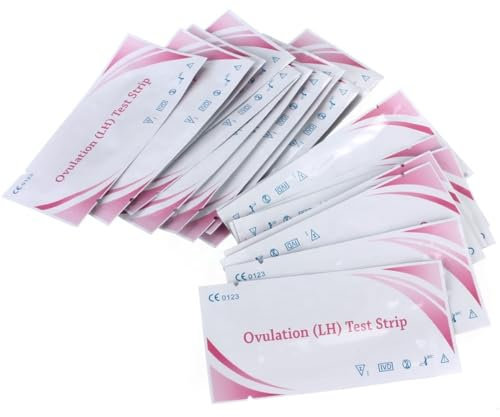TNSRAY 30 Ovulationstest optimaler Sensitivität, Ovulationstest- 99,6% Genauigkeit Eisprung Ovaluationstests - Erstklassige Qualität LH teststreifen - Leicht Anzuwenden - Fruchtbarkeitstest für Frauen