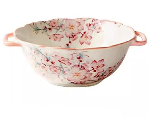 Fodalob 7.5In Ceramic French Onion Soup Bowls, 30.4Oz, Reactive Glaze, Stackable, Microwave Safe, Dishwasher Safe, Perfect Gifts (Color : B, Capacity : 900 ML/30.4 OZ)