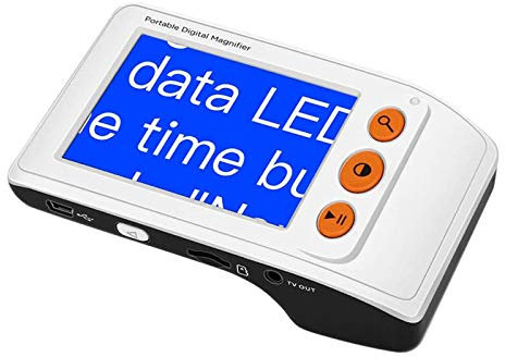 Lente di ingrandimento digitale per lettura elettronica 3,5 pollici schermo LCD per bassa visibilità 2-25 volte con manico pieghevole lente di ingrandimento digitale per problemi visivi