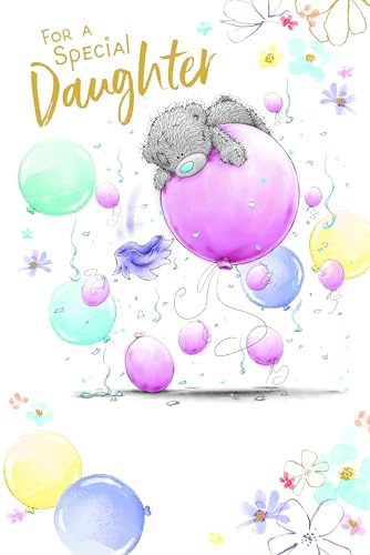 Me To You Tatty Teddy 'For A Special Daughter' födelsedagskort – officiell samling