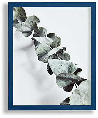 VO design Benno Bilderrahmen Wunschformat kompletter Posterrahmen Puzzlerahmen passend f Bild 48x64 cm Dunkelblau Gewischt 64x48 cm Hintergrund Weiss