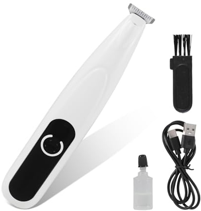 iewrtcin Tondeuse à pattes pour chiens et chats, sans fil, silencieuse pour pattes, visage, yeux, oreilles, tondeuse rechargeable