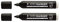 Agendepoint.it - 2 PEZZI - Marcatore Indelebile Tratto Marker Punta Tonda - Nero