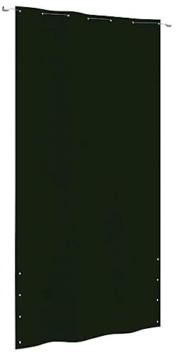 LLEZKBR Balkonsichtschutz dunkelgrün 140x240cm Oxford Stoff
