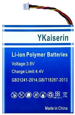 Batería de reproductor MP3 de gran capacidad de 1500 mAh compatible con Apple iPod Classic de 4ª generación/Photo U2 A1059 20 40 GB de larga duración 616-0206 616-0183, con kits de herramientas